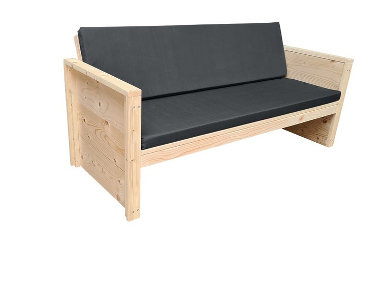 Wood4you - Gartenbank - Bausatz zum Selbermachen 175Lx72Hx63T inc kissen