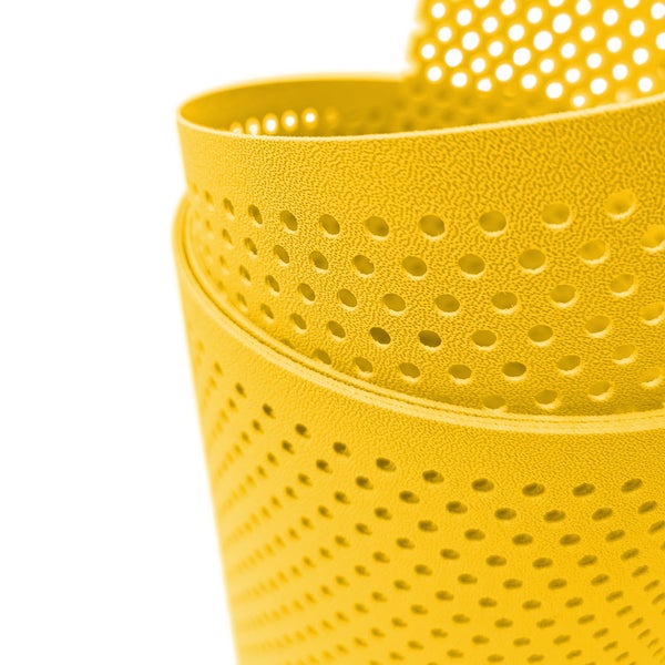 Gelochtes Rasenkantenband aus Kunststoff