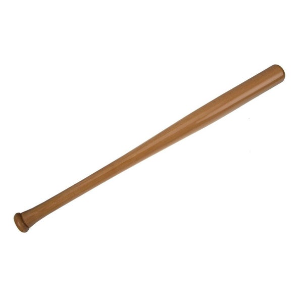 Ein glatter Baseballschläger aus Holz für Sport und Training.