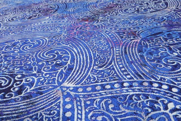 Badteppich Blau Vintage Louis WECONhome 80x150 cm