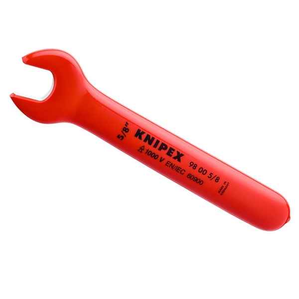 KNIPEX Maulschlüssel 5/8 Zoll mit 1000 V Isolierung