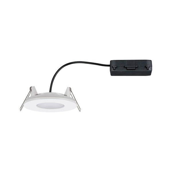 LED Einbaustrahler rund mit Kabel und Batteriebox für Deckenmontage