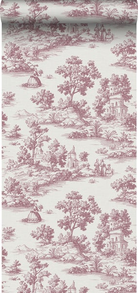 Tapetenrolle mit Landschaftsmotiv