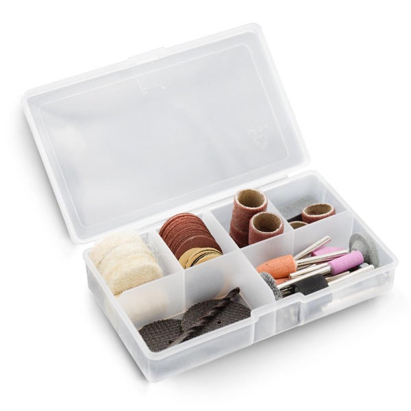 Zubehörset für Multifunktionswerkzeug in Kunststoffbox