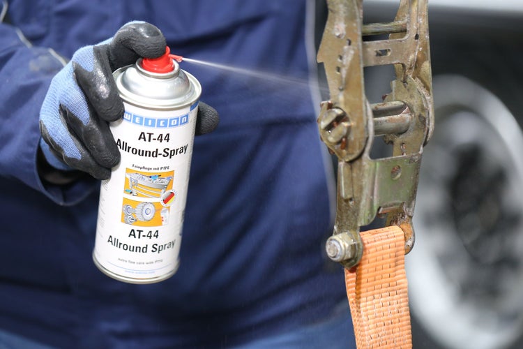 WEICON AT-44 Allround-Spray|Schmier- und Multifunktionsöl mit PTFE|400 ml|gelblich, transparent