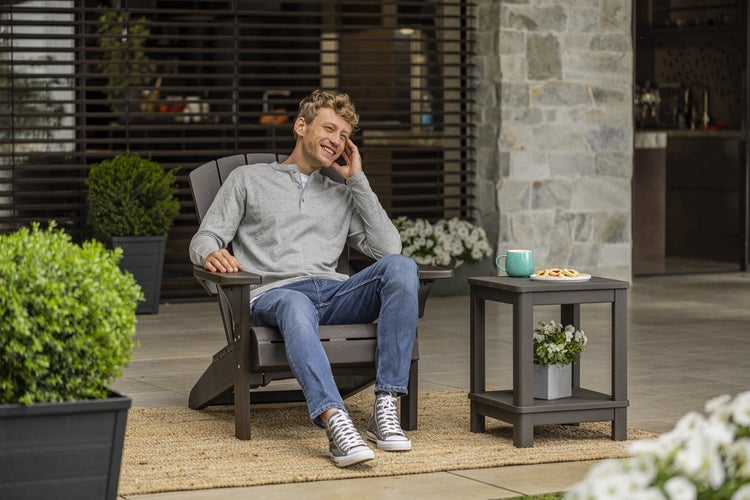 Adirondack Gartenstuhl aus Holz