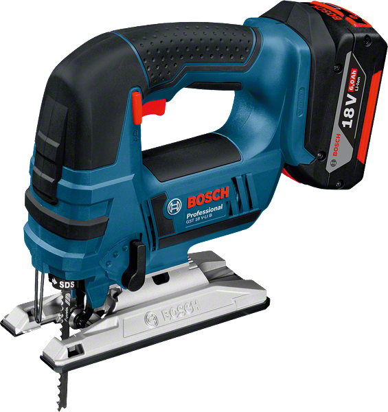 Bosch Akku-Stichsäge GST 18V-LI B Solo inkl. Zubehör-Set inkl. Stichsägeblatt-Box Holz/Metall in L-Boxx