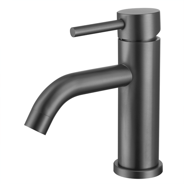 Moderne Einhebel Waschtischarmatur in minimalistischem Design fuer das Badezimmer.