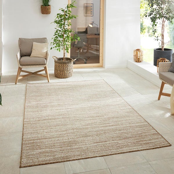 In-und Outdoor Wendeteppich Mélange Linen - 80x250x0,5cm