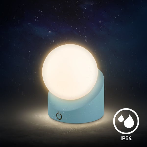 Mini LED Tischlampe kabellos IP54 Tischleuchte Akku Aussen/Innen Dimmbar Touch