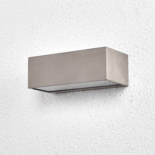 Lindby Leonora (spritzwassergeschützt (Modern) in Alu aus Edelstahl (1 flammig, E27)