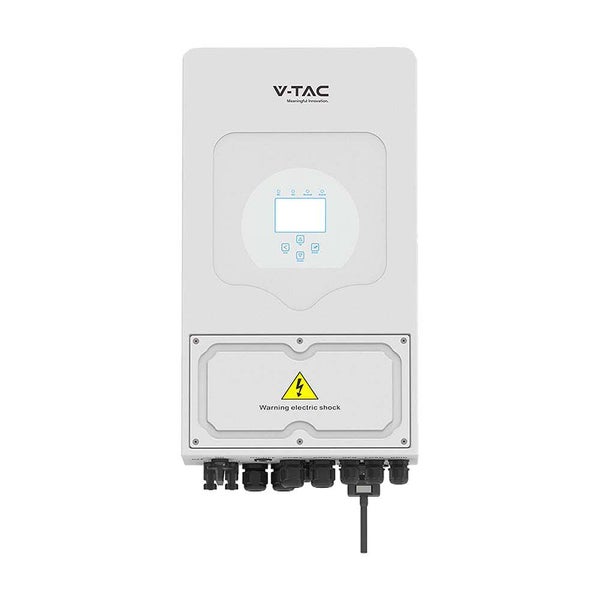 V-TAC SUN-6K-SG03LP1 - Hybrid-Solarwechselrichter 6kW - Einphasig - Außenbereich - 5 Jahre - IP65