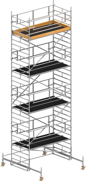 Layher Fahrgerüst mit mehreren Plattformen