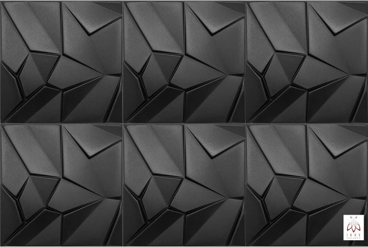 Polystyrol XPS Styropor 3D Paneelen Deckenpaneelen Dekoren 50x50cm 3mm stärke Merkur Schwarz