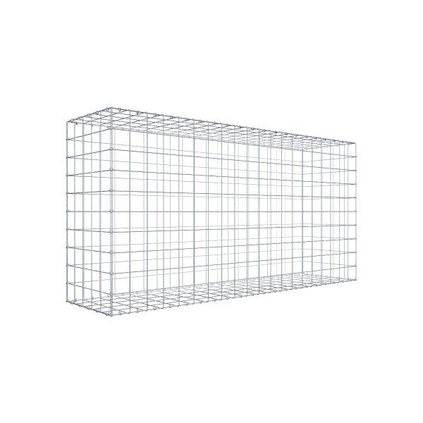 Gabione 200 cm x 100 cm x 50 cm (L x H x T), Maschenweite 10 cm x 10 cm, C-Ring