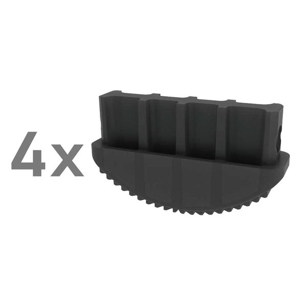 MUNK Innenschuh für Vollkunststoffleiter 73x25mm 4 Stück