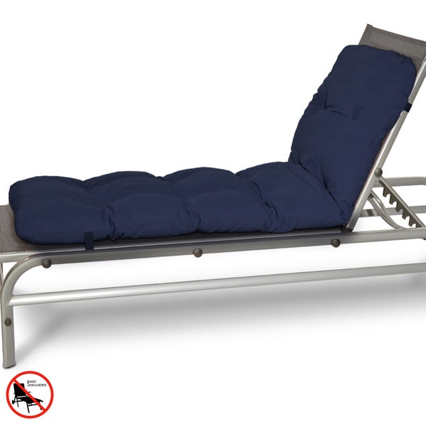Beautissu Flair RL Rollliegenauflage 190x60x8cm Dunkelblau