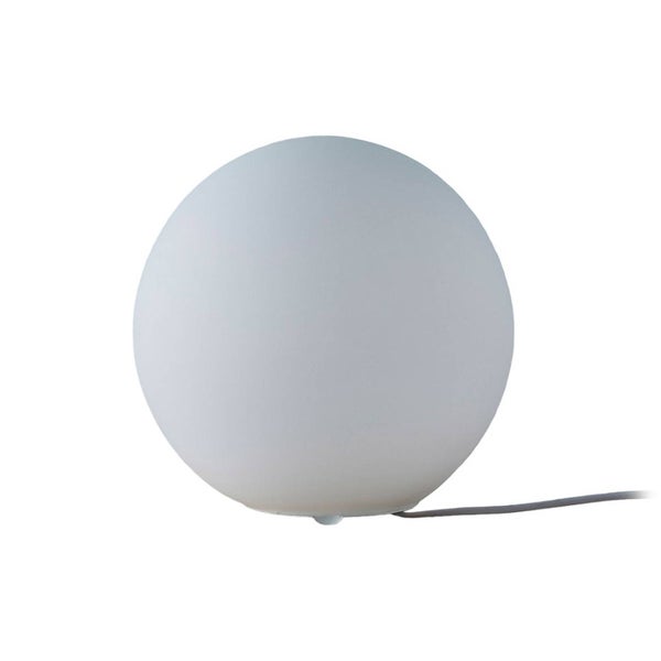 Lindby Tischlampe Marike (Modern) in Weiß aus Glas (1 flammig, E27) - Fensterbank Festerbanklampe Lampe & Leuchte fürs Fenster Wohnzimmerleuchte