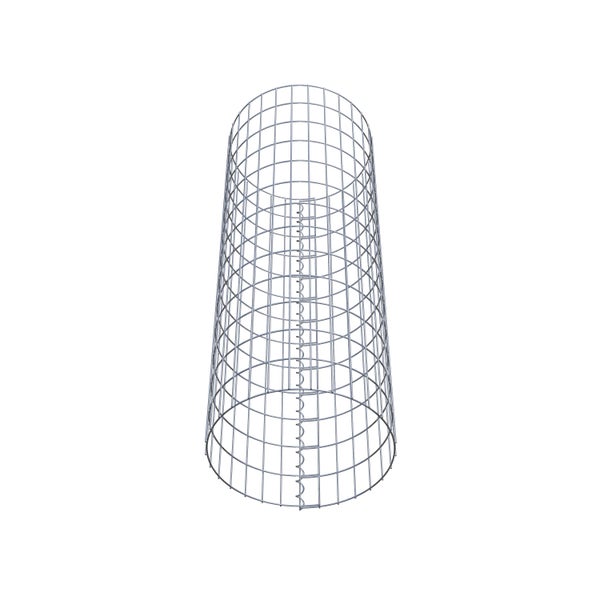Gabionensäule Durchmesser 47 cm, MW 5 x 10 cm rund - Höhe: 1,30 m