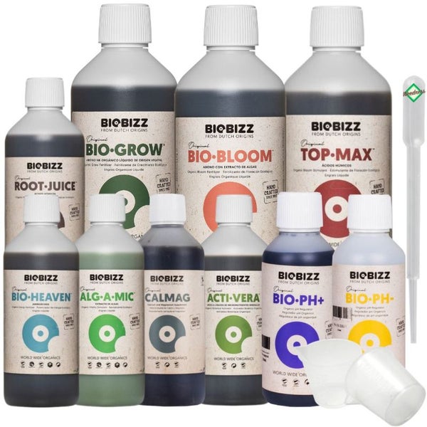 BioBizz All-Star XXL Dünger Set 10-teilig – Komplettset für organischen Pflanzenanbau