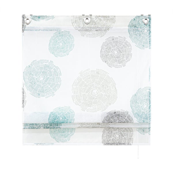 Raffrollo mit Kreismuster für Fensterdekoration