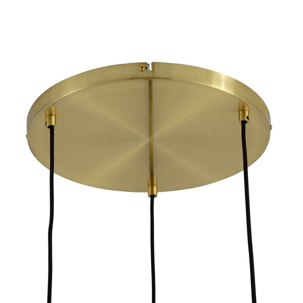 Deckenbefestigung für eine Lampe mit Kabelaufhängung