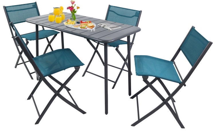 5 tlg. Bistroset Balkonset Gartenset Sumila 110x55