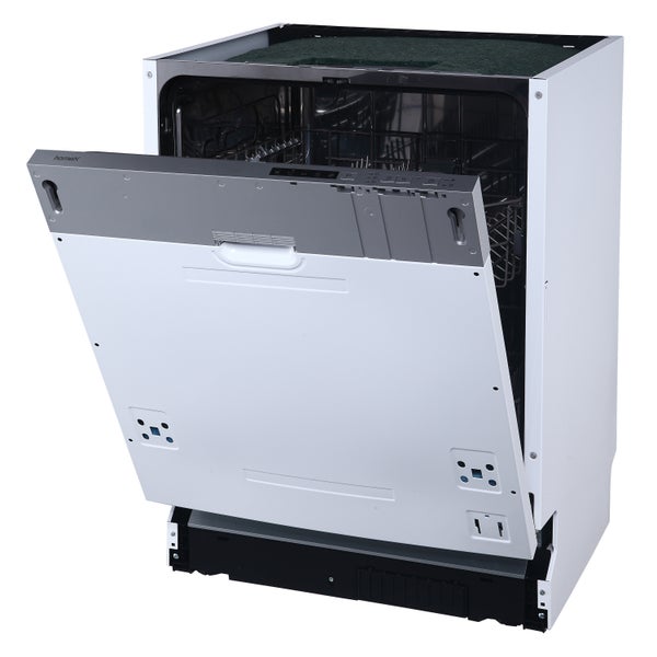 homeX Geschirrspüler vollintegriert Einbauspülmaschine 60 cm 14 Gedecke 5 Programme Aquastop GSEV6014AE