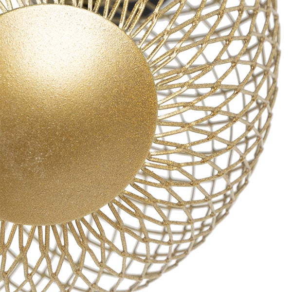 Dekorative Kugel aus Metallgeflecht