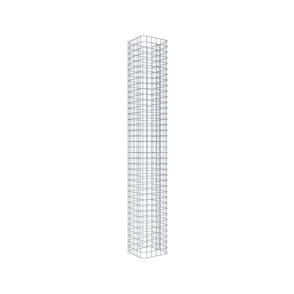 Gabionensäule 27 x 27 cm MW 5 x 5 cm eckig - Höhe: 1,90 m