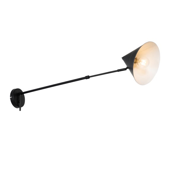 Schwenkbare Wandleuchte aus Metall