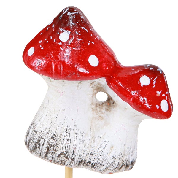 Dekorativer Pilzstecker für den Garten