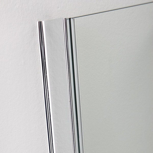 2-teilige Badewannenfaltwand aus 6mm Sicherheitsglas, faltbar | Giada