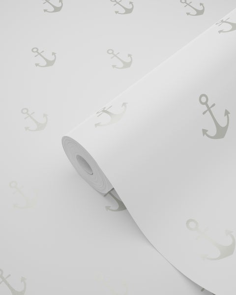 Tapetenrolle mit Anker-Motiv