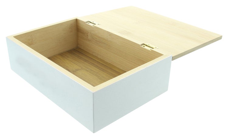 FRANK FLECHTWAREN | Aufbewahrungsbox Naturelle, BAMBUS, 24 x 16 x 7,5 cm