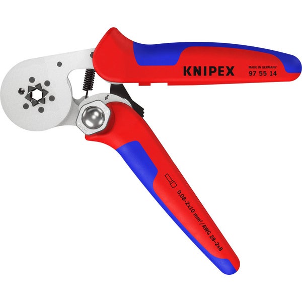 Knipex Selbsteinst. Crimpzange fürAderendhuelsen - 975514