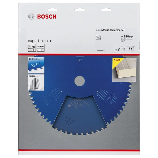 Bosch Kreissägeblatt Expert for Sandwich Panel für Handkreissägen 350 x 30 x 2,9 mm 60 - 2608644165