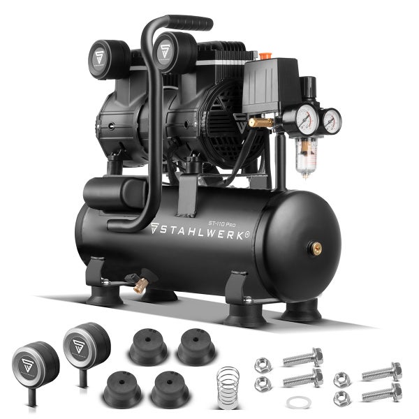 Stahlwerk ST-110 PRO Kompressor mit Zubehör