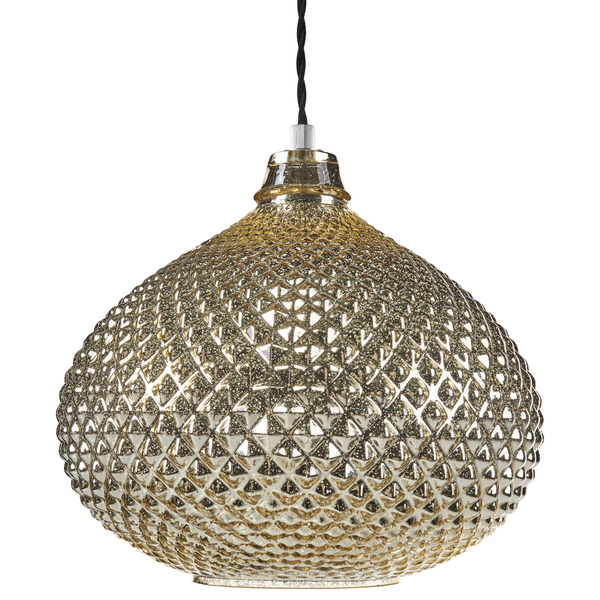 Hängeleuchte MADON Glas Gold