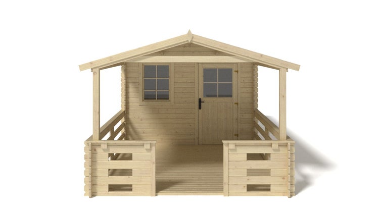 Gartenhaus, Gerätehaus 15m2 - 3x2m - 28mm