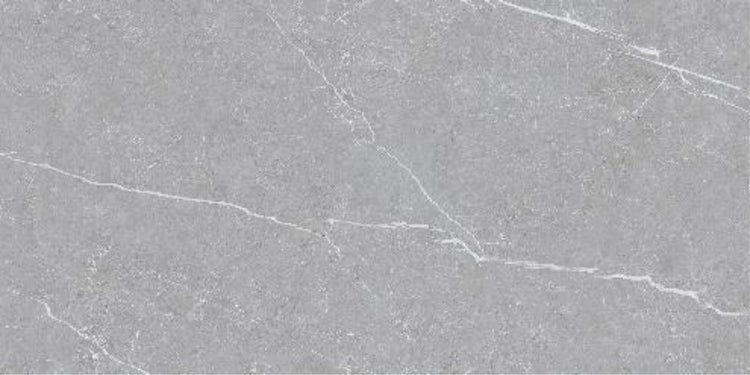 Graue Feinsteinzeugfliese mit Marmorierung