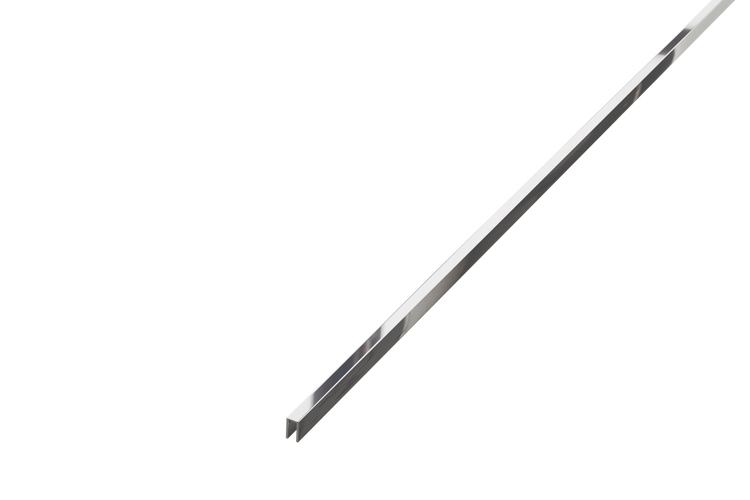 Edelstahl U-Profil für den Innenausbau