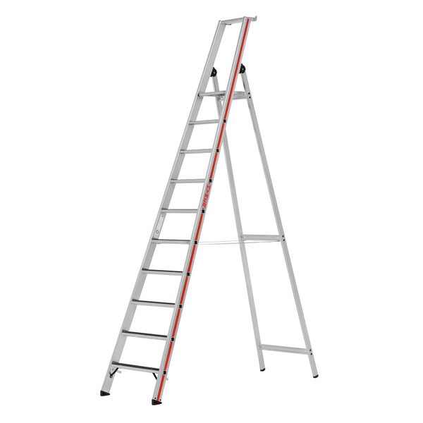 Aluminium-Stufenleiter mit neun Stufen