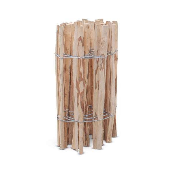 Staketenzaun Haselnuss Höhe 60 cm, Länge 5 Meter, Lattenabstand 7-9 cm
