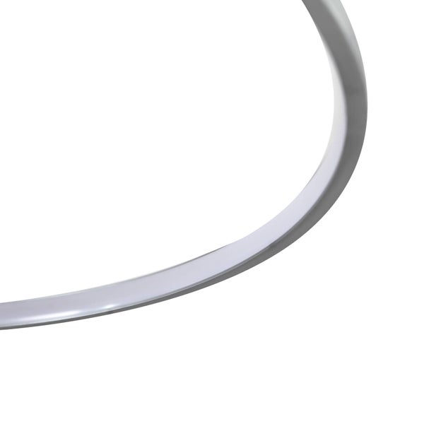 Lindby LED Deckenleuchte Riley dimmbar (Modern) in Alu aus Aluminium (1 flammig, ) - Lampe Deckenlampe Wohnzimmerleuchte