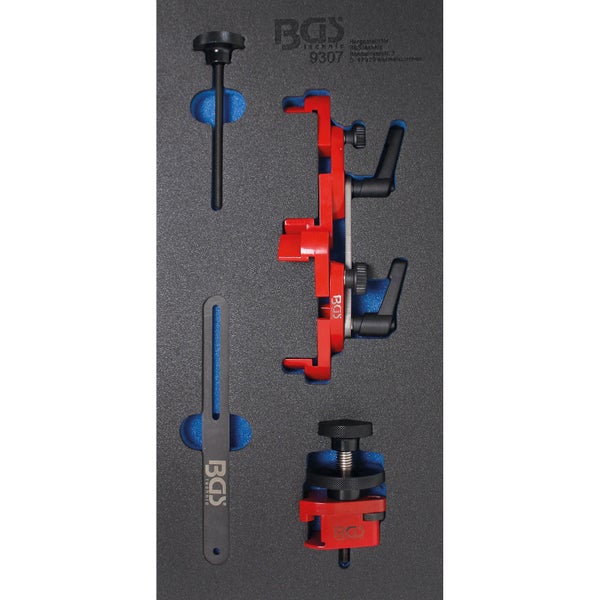 BGS Werkstattwageneinlage 1/3: Nockenwellenrad-Arretierwerkzeug-Satz universal - 9307