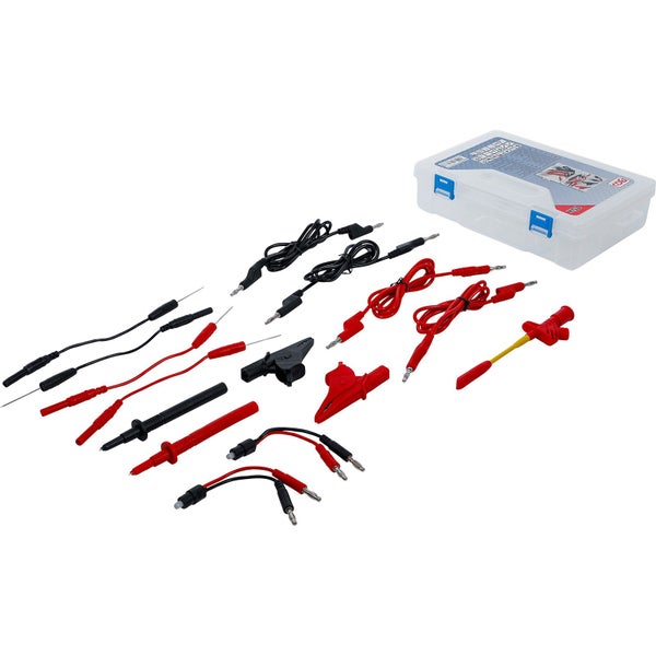 BGS Messkabel- und Prüfspitzen-Zubehör-Sortiment für Multimeter 15tlg. - 74511