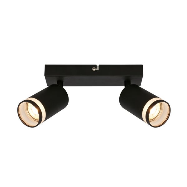 Deckenstrahler Deckenleuchte Deckenlampe Schlafzimmer Schwenkbar 2-flammig GU10