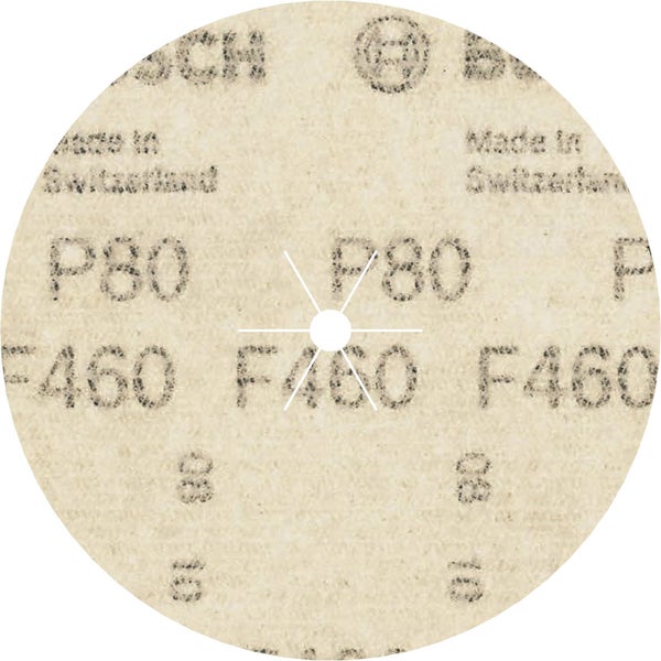 Schleifpapier P80, hergestellt in der Schweiz