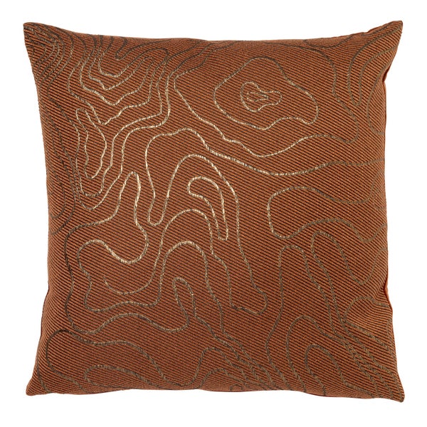 River Kissenbezug - Mit Muster 45x45 cm, Braun